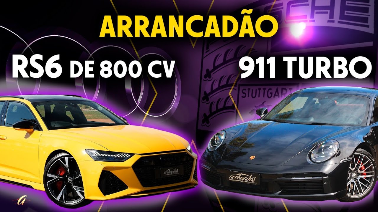 AUDI RS6 DE 800 CV x PORSCHE 911 TURBO! Perua com Stage 2 vence a disputa no Arrancadão? #116