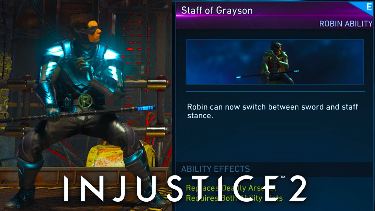 INJUSTICE 2 - I Unlocked the Nightwing STAFF OF GRAYSON!