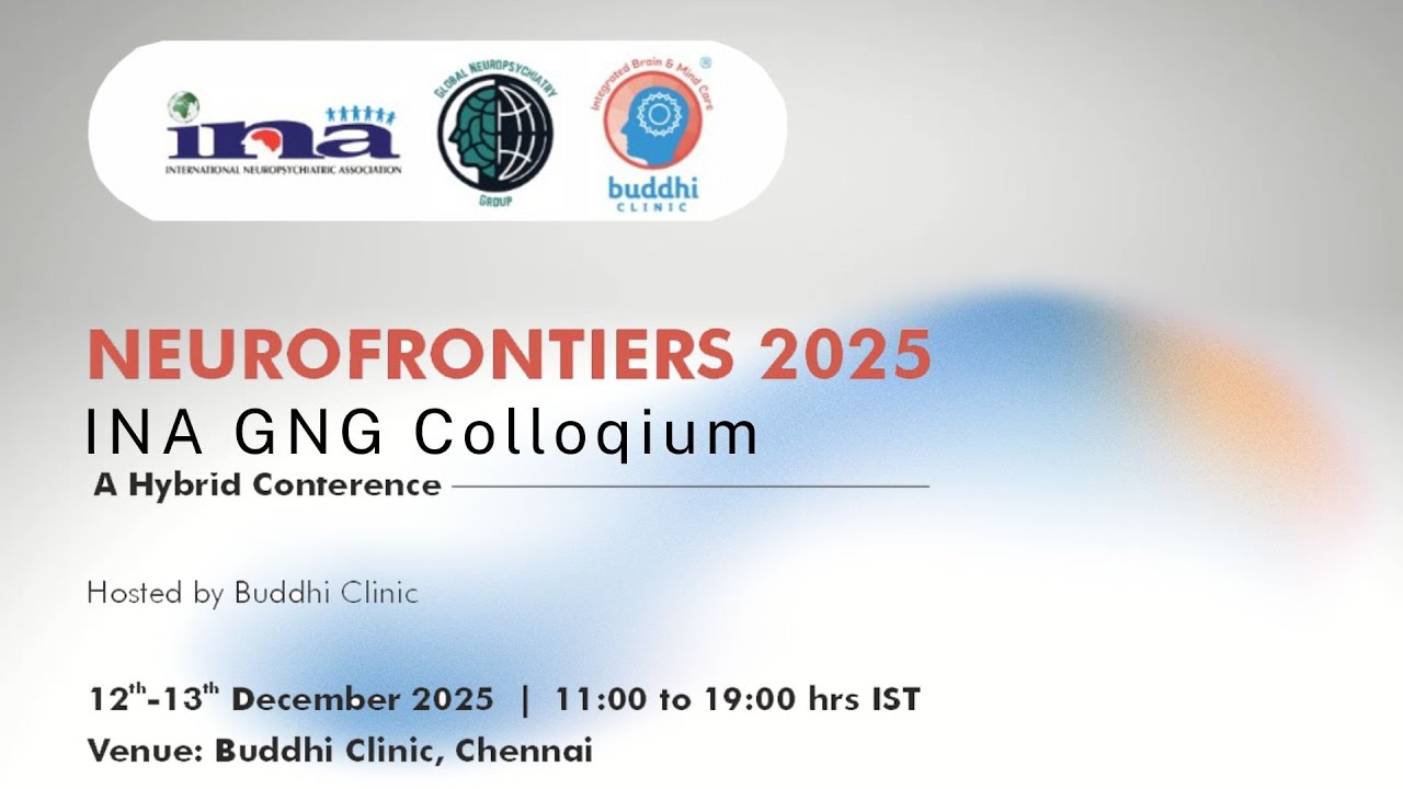 Neurofrontiers 2025: The INA-GNG Colloquium