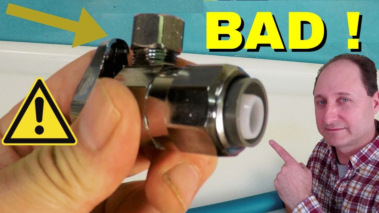 WORST Pex Shutoff Valve for Sinks and Toilets - CAUTION
