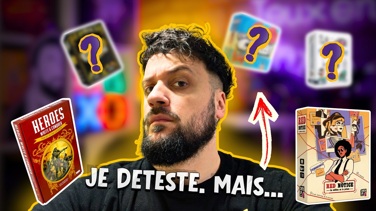 5 Jeux de soci&eacute;t&eacute;, dont un que je D&Eacute;TESTE. Mais en fait...
