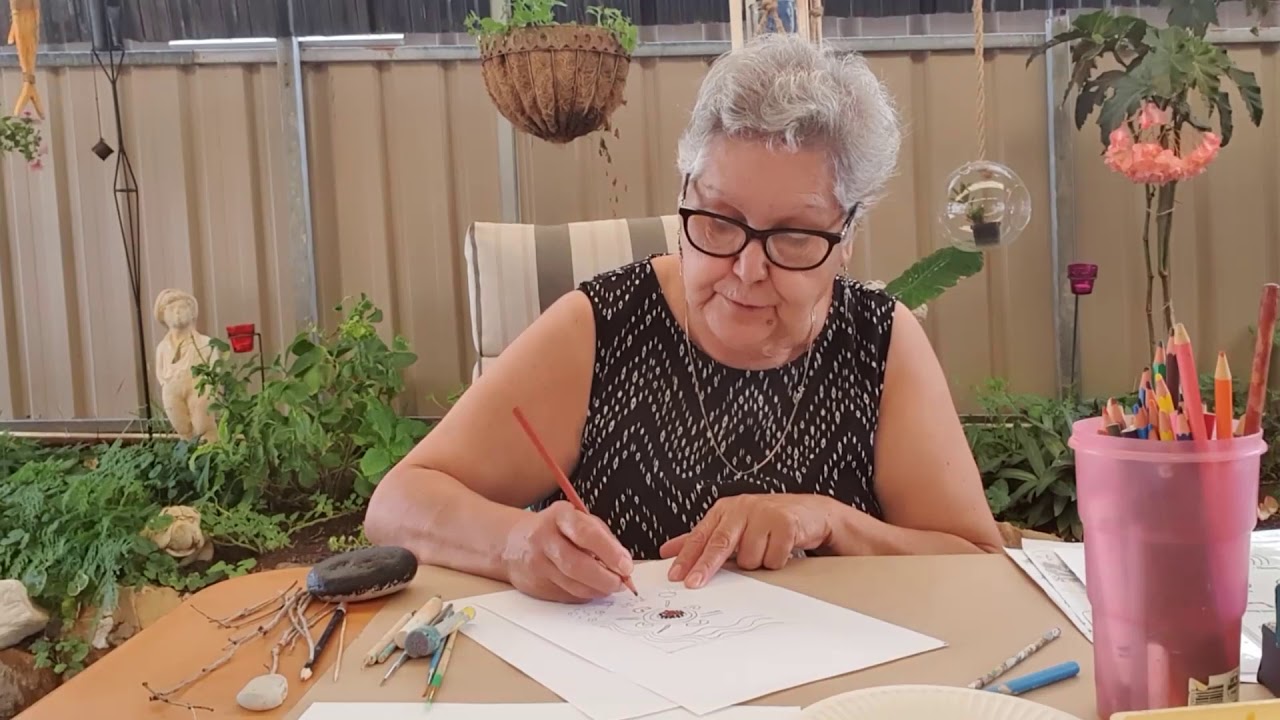 Daphne Rickett shares Aboriginal Art with Onkaparinga Youth