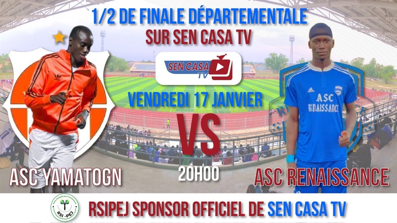 1/2 FINALE DEPARTEMENTALE SENIORS ASC YAMATOGNE VS ASC RENAISSANCE 1MT