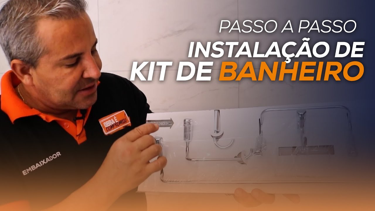 Como instalar acessórios de banheiro | Passo a passo completo