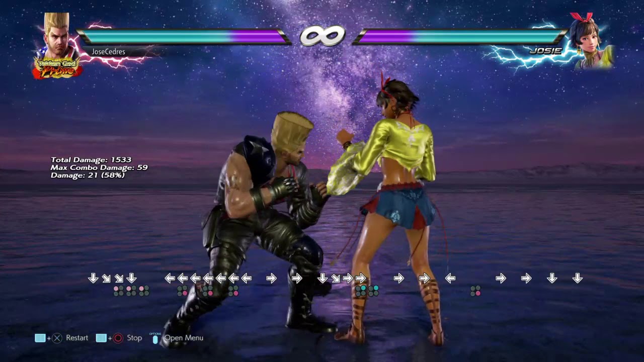Tekken 7 - Josie punishment guide