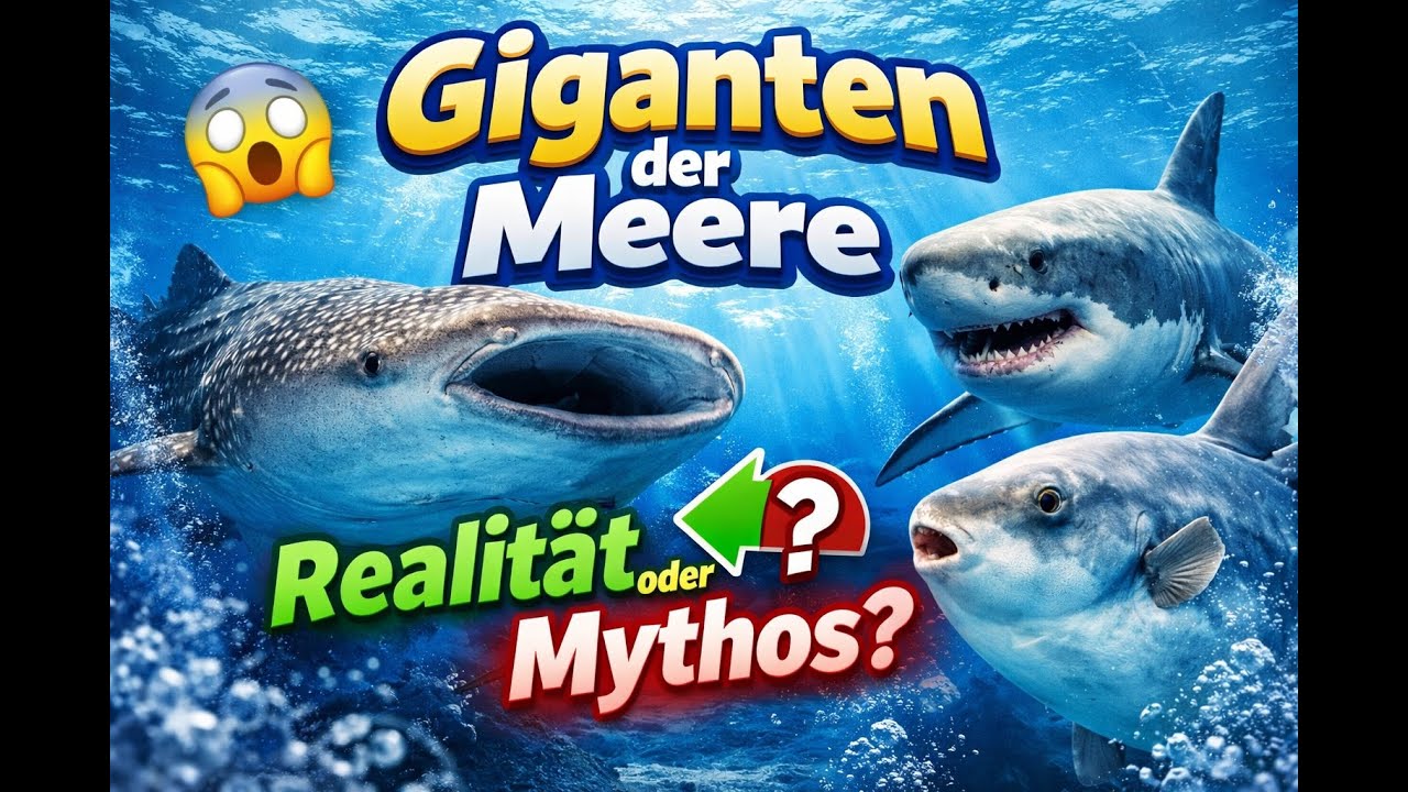 🌊🐠 Giganten der Meere: Die 10 größten Fische – Realität oder Mythos?