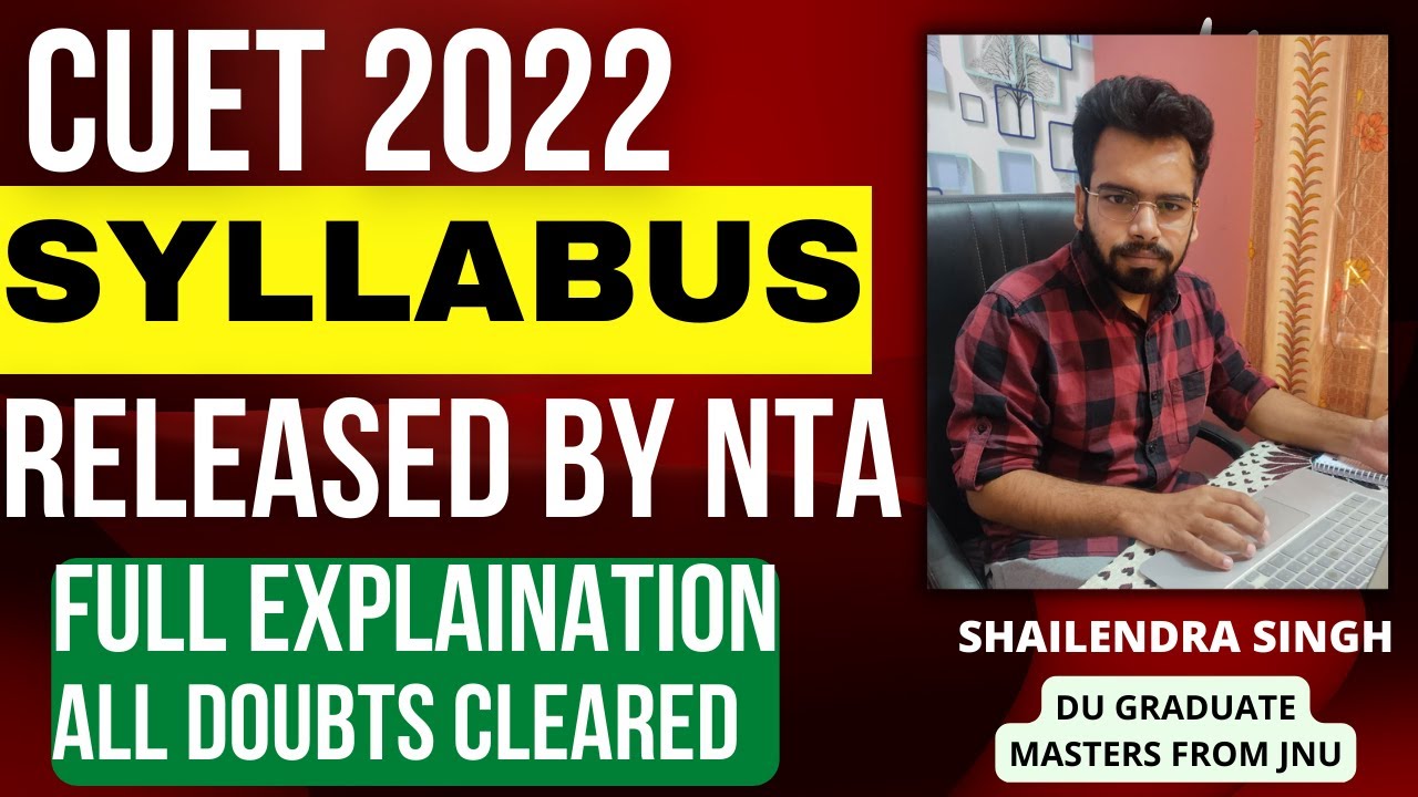 BREAKING NEWS - CUET 2022 Official Notice by NTA | Paper Pattern & Syllabus OUT #cuet #cuetsyllabus