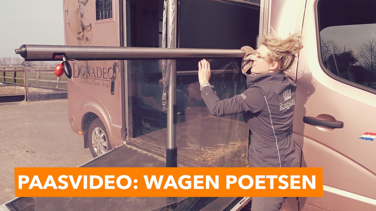 Paaseieren zoeken en wagen poetsen | PaardenpraatTV