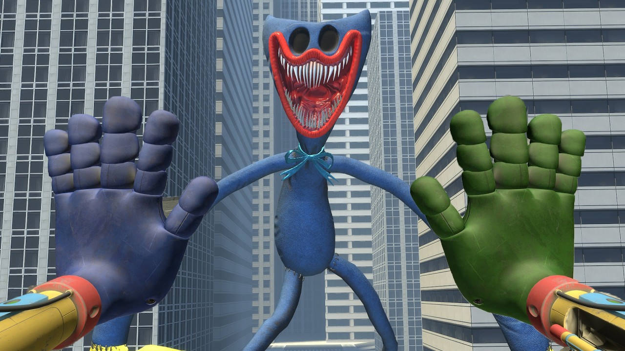 Nightmare HUGGY WUGGY Hunted for me Poppy Playtime (Garry's Mod)