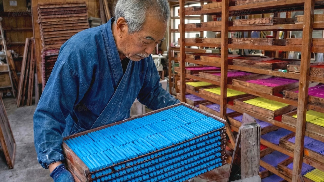 Inside the Intense Chalk Production Process in Japan