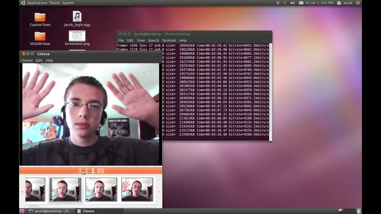 Cheese - Photobooth for Linux (Linux/GNOME)