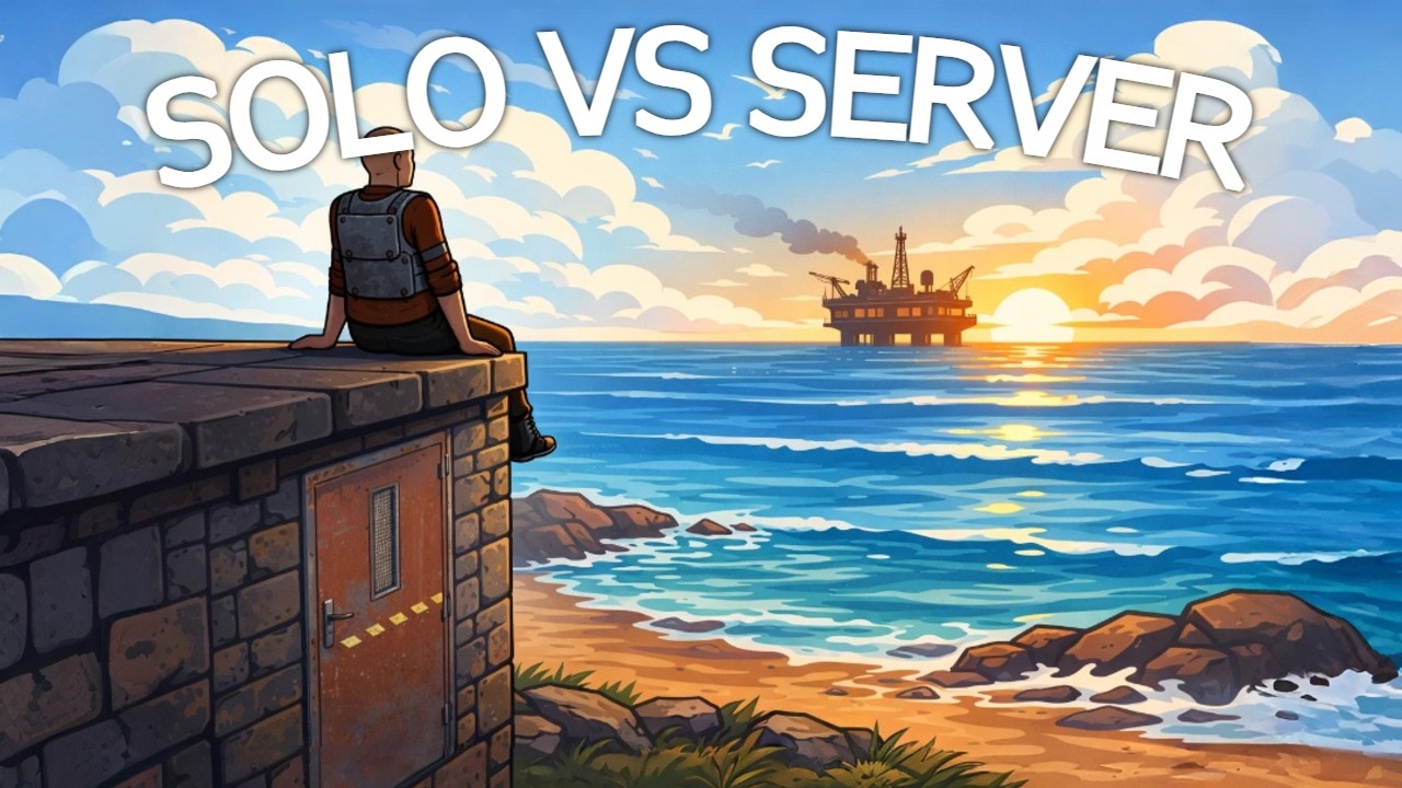 How a solo competes against clans on official - rust
