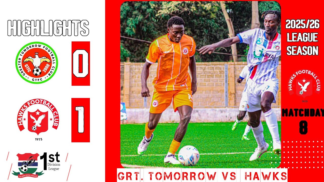 Greater Tomorrow vs Hawks FC 