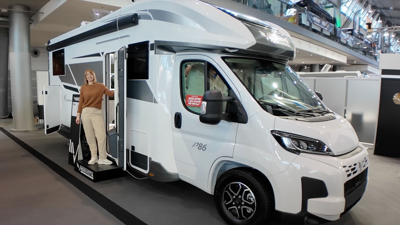 WUNDERSCHÖNES WOHNMOBIL 2025 Mobilvetta Kea P86 MIT 2 EINZELBETTEN WOHNBEREICH FACE TO FACE