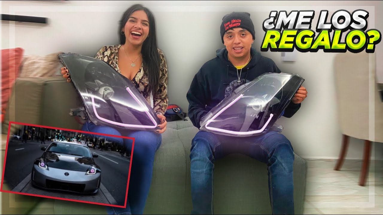 TENEMOS NUEVOS FAROS DE LED PARA EL 350z! |EL MEJOR REGALO | GUS LOPEZ|