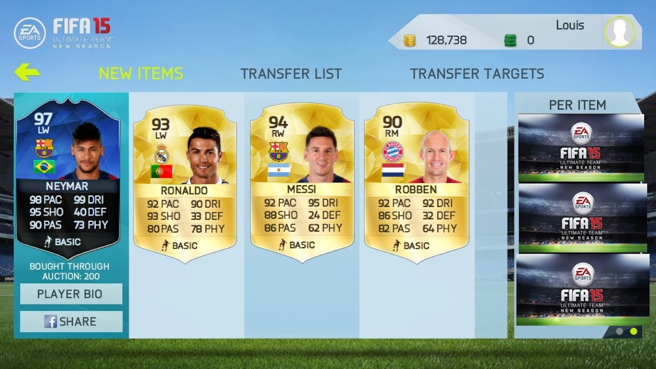 FIFA 15 IOS ANDROID NEW SEASON SNIPING!!!