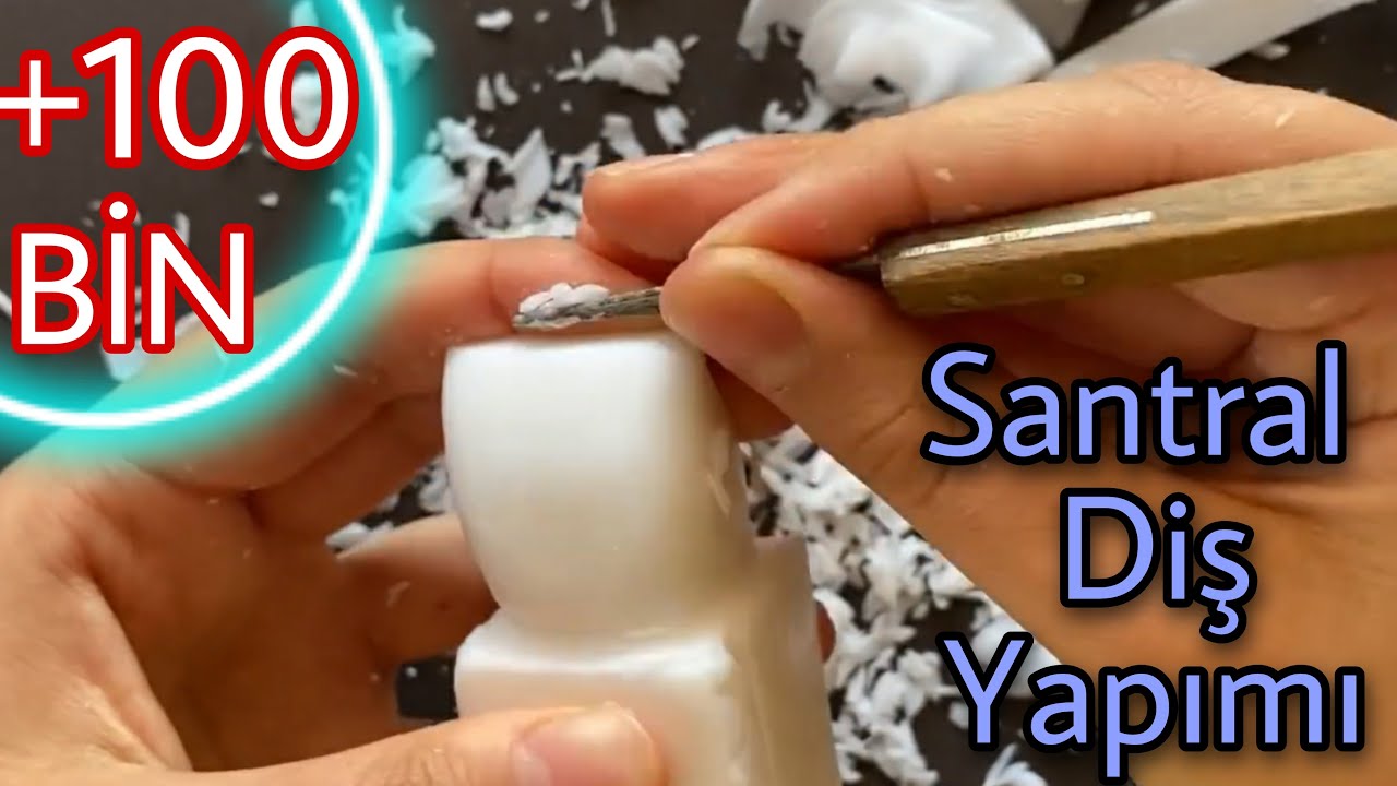 Sabundan &Uuml;st Santral Diş Yapımı! (Kron B&ouml;l&uuml;m&uuml;) | Maxillary Central Incisor |