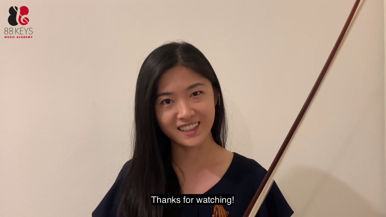 88 Seconds Music Tips on Violin with Chloe Chiu