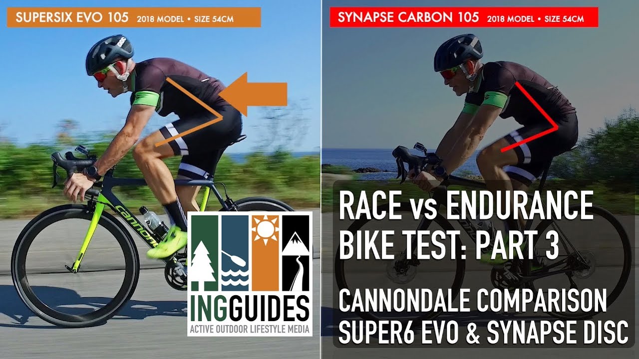 The Comparison: Cannondale Supersix EVO vs. Synapse 105 Disc -  Race vs. Endurance Part 3