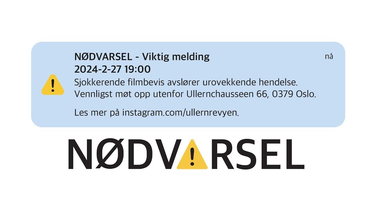 ULLERNREVYEN 2024 - Nødvarsel