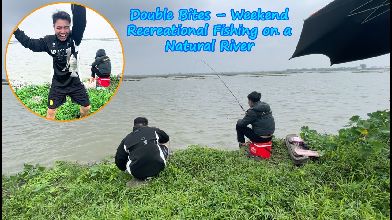 Let’s go fishing by the river and chill together on a beautiful weekend day!