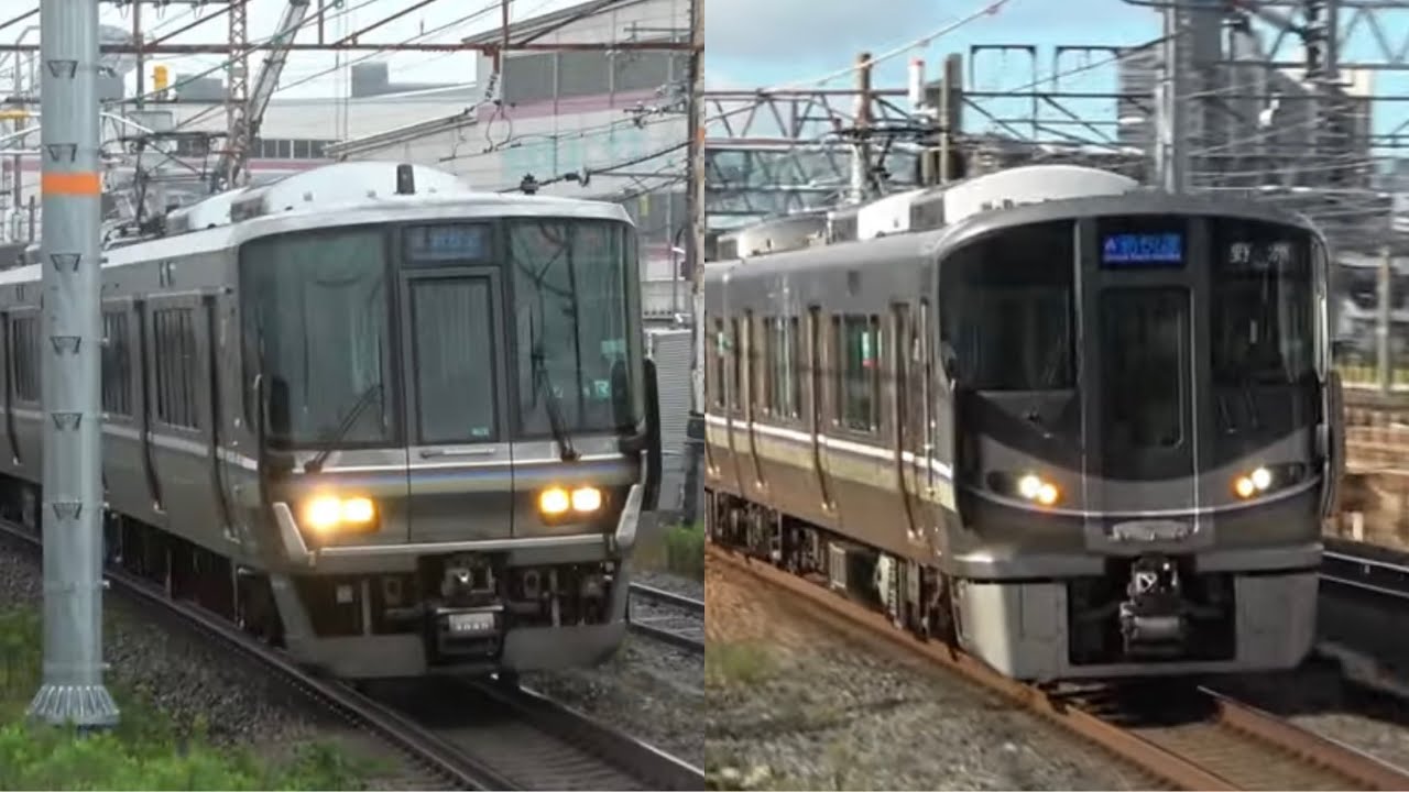 【京阪神最強の爆走列車】JR西日本 新快速電車 約100連発高速通過集