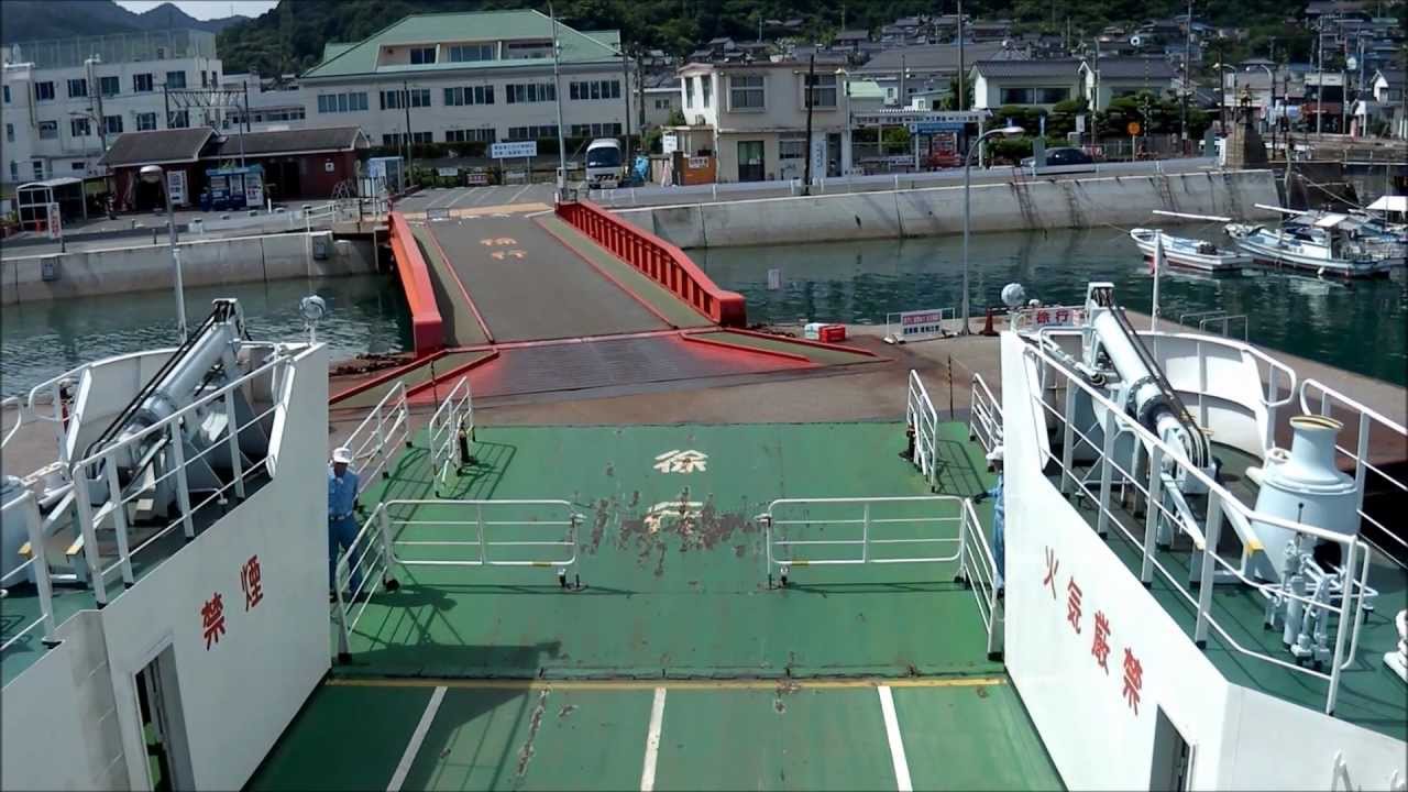 大三島フェリー　第三おおみしま　盛港行き展望映像