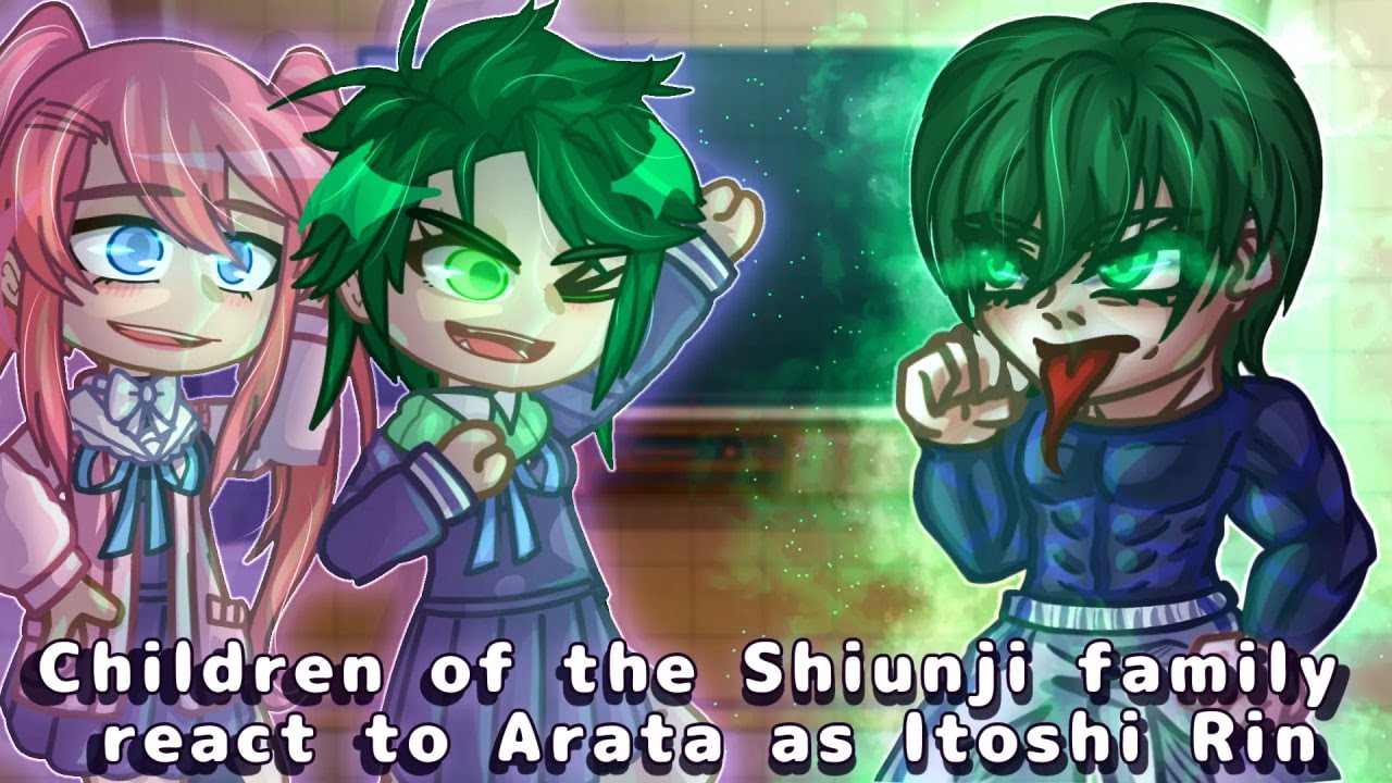 Children of the Shiunji Family React to Arata as Itoshi Rin ⚽|| Blue Lock Crossover|| Gacha Reaction
