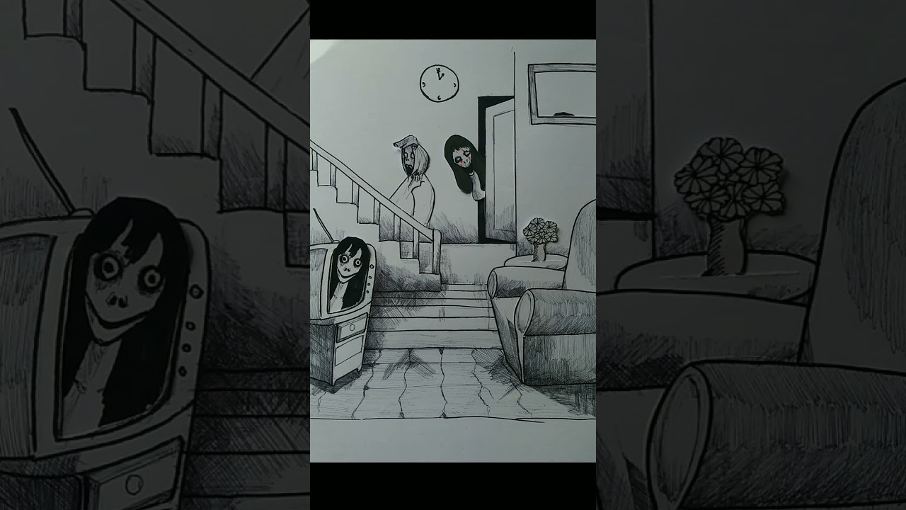 Seram! rumah itu ternyata banyak hantunya | spooky house #shorts #seram! #seram #hideandseek