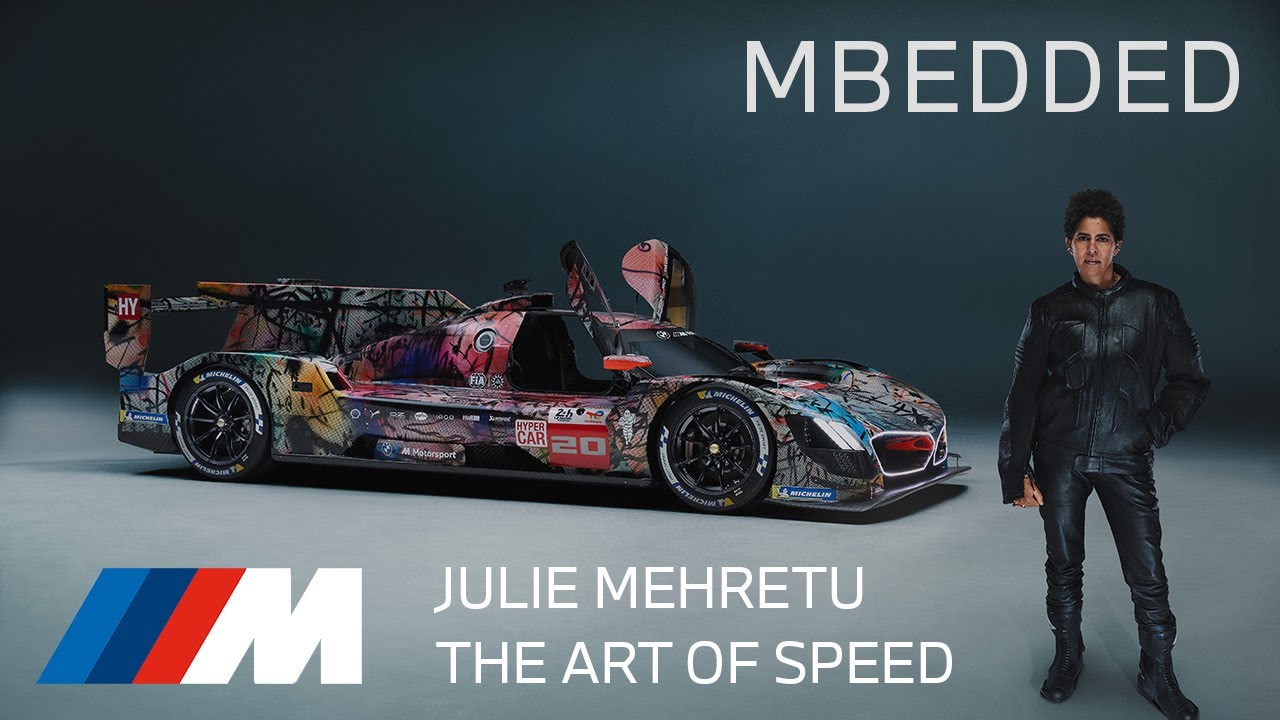 WE ARE M - Mbedded: The 20th BMW Art Car by Julie Mehretu.