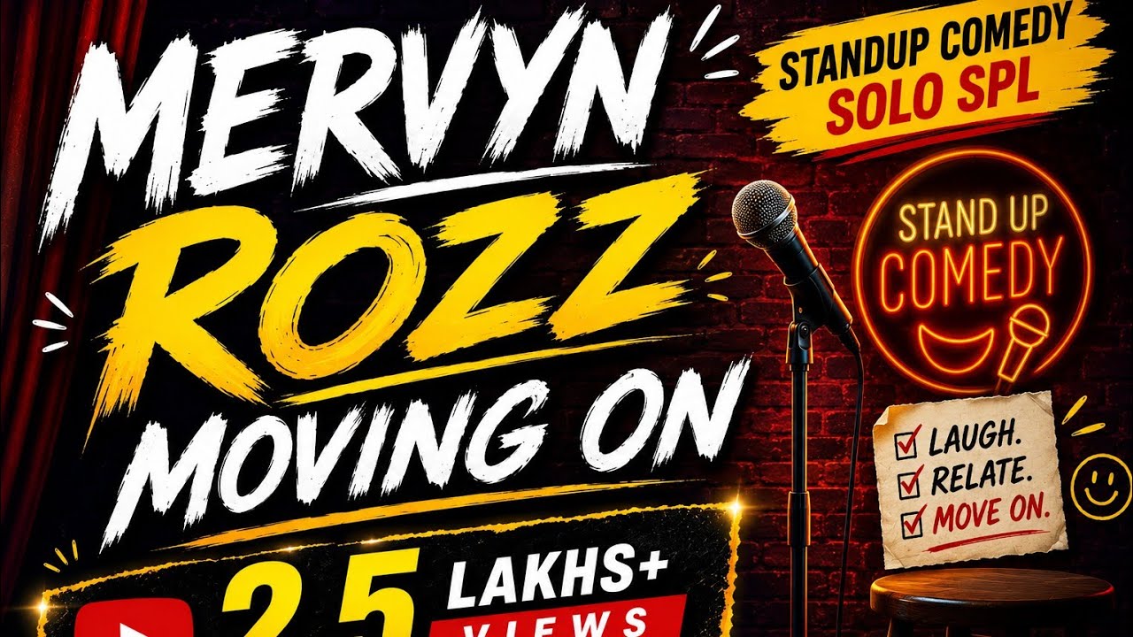 Mervyn Rozz Moving On – Full Tamil Standup Comedy Solo Special 🚀