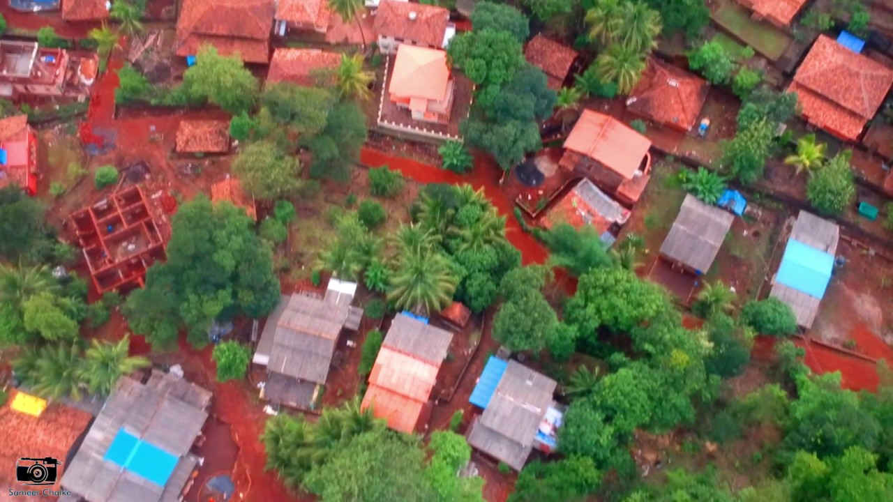 Maza Gaav/Konkan/Sangmeshwar/Devrukh/Karli  Drone shoot 4k DJI aerial view