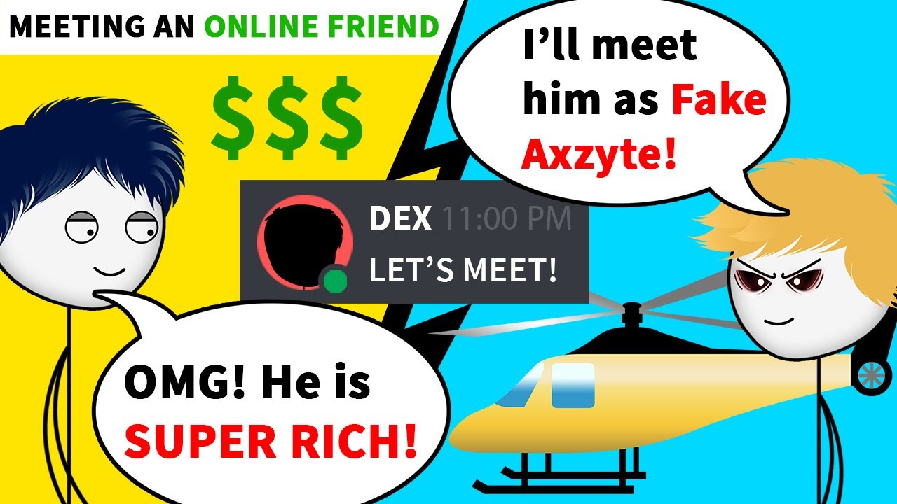 When a Gamer meets his Online Friend