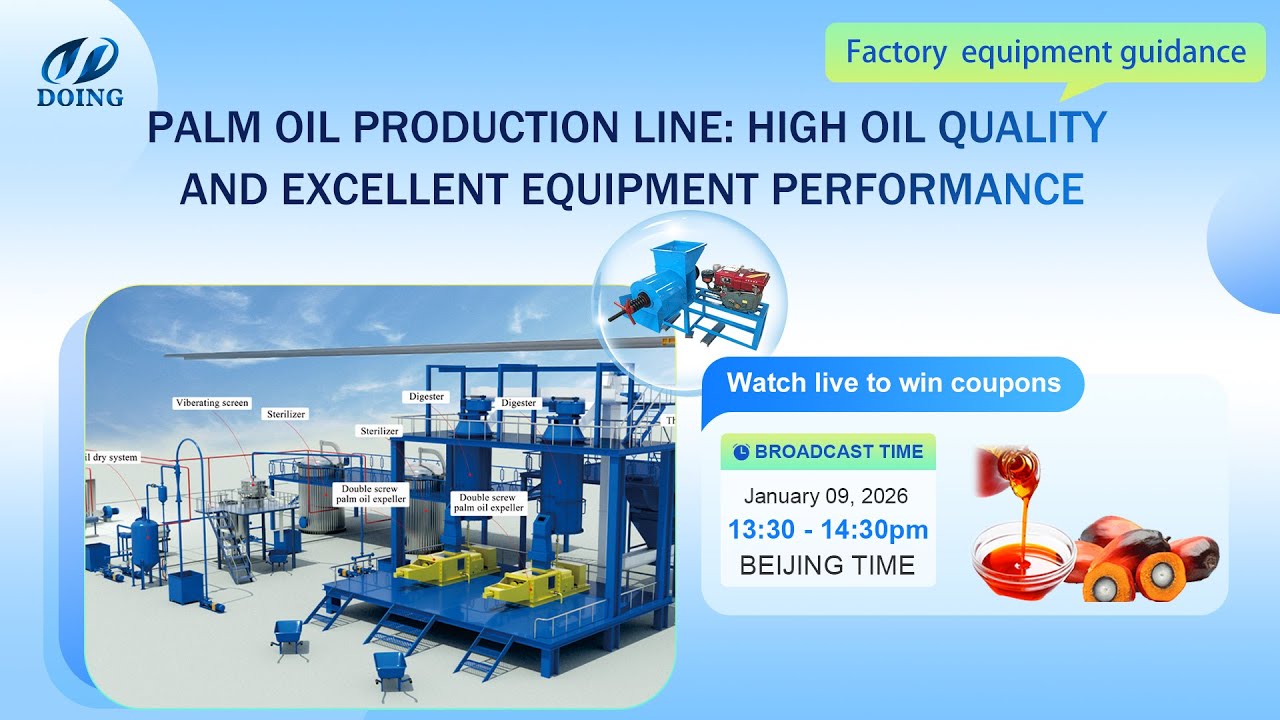 Palm oil production line: High oil quality and excellent equipment performance