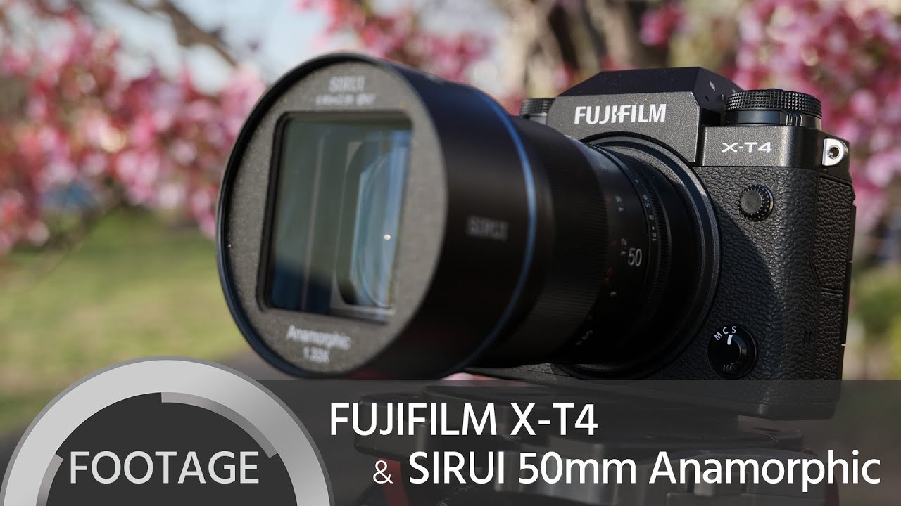FUJIFILM X-T4 and SIRUI 50mm Anamorphic Lens - Handheld Sample Footage
