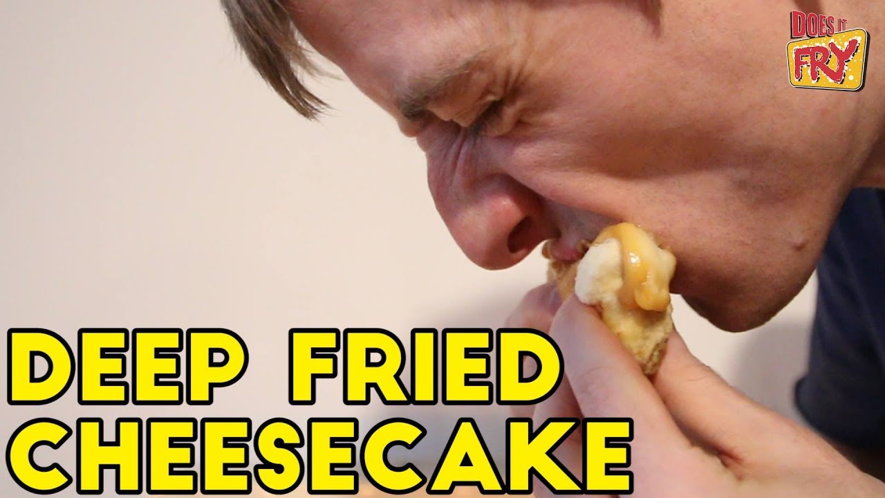Does it Fry? | Valentines Special (DEEP FRIED CHEESECAKE)