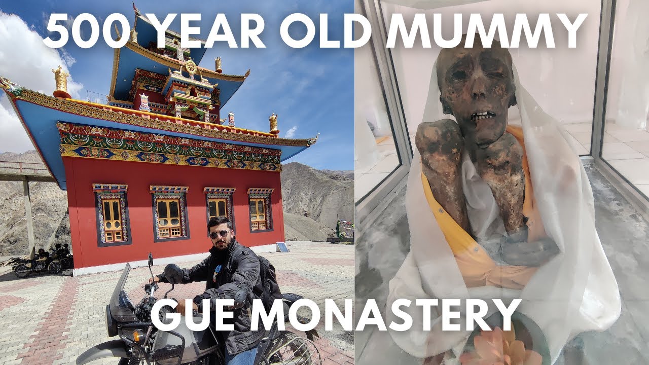 500 YEAR OLD MUMMY IN GUE MONASTERY | NAKO TO KAZA | SPITI VALLEY BIKE RIDE 2023 #spitivalley