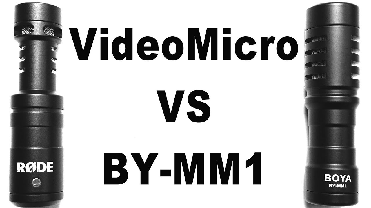 Best Vlogging Microphone Rode VideoMicro VS Boya BY-MM1 External Video Mic - Which One Is Best?