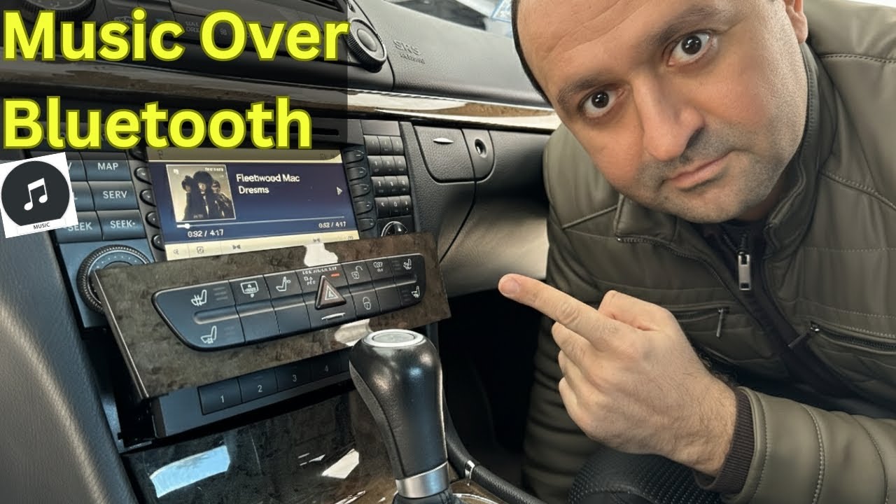 Воспроизведение музыки через Bluetooth в Mercedes W211 (работает и для W219 CLS)