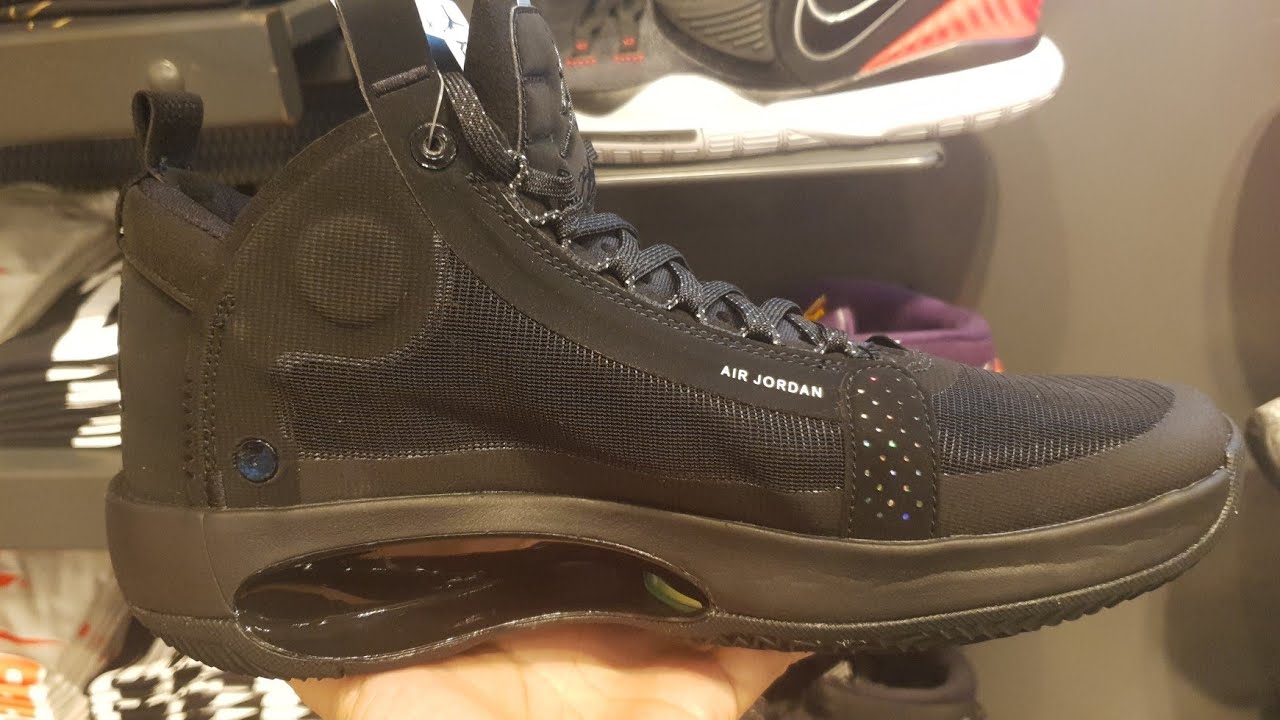 Air Jordan 34 Black Cat ACTUAL VIEW + CLOSER LOOK 