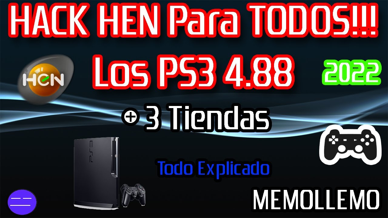 HEN para TODOS los PS3 4.88 + 3 Tiendas  | TUTORIAL DEFINITIVO y COMPLETO |