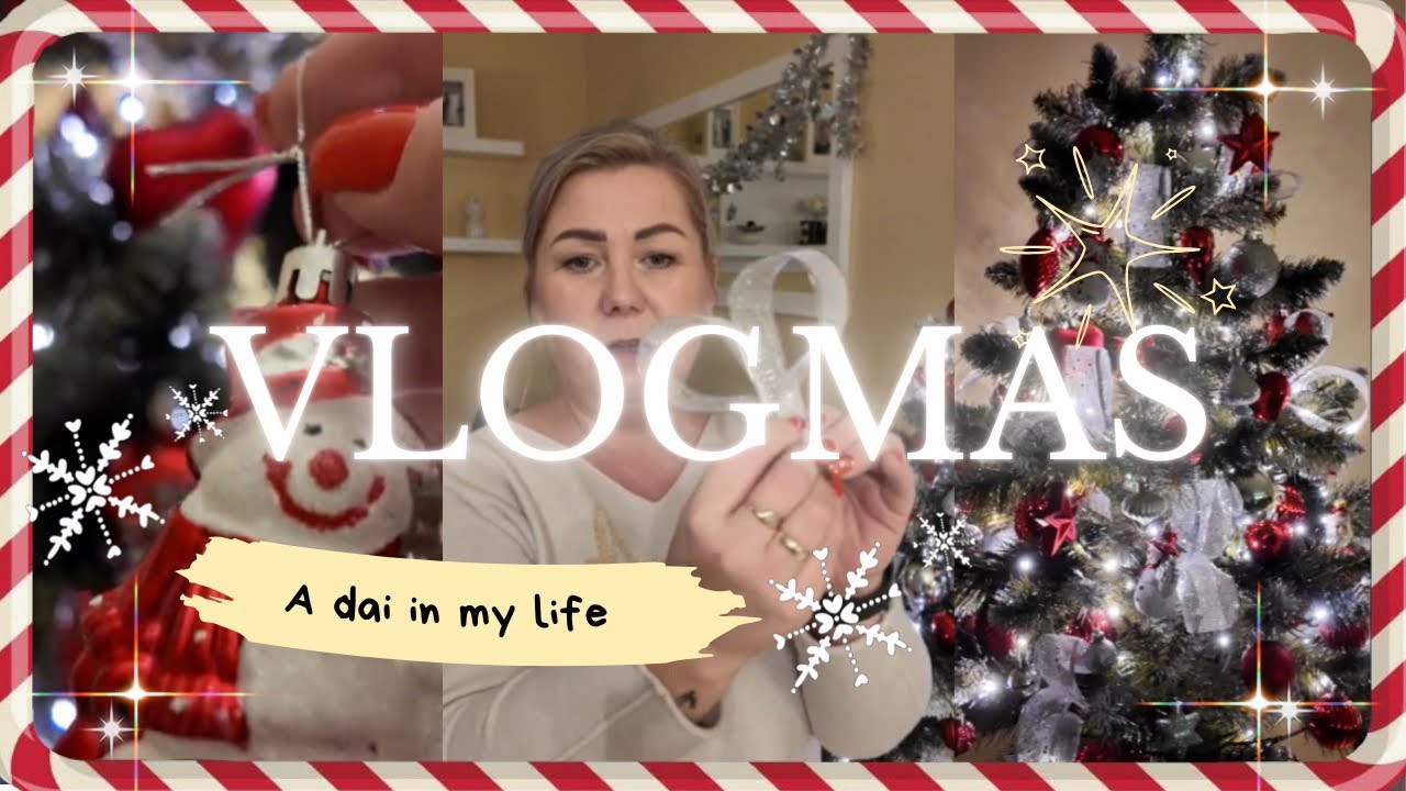 🎄VLOGMAS#8: PRZEGLĄD OZDÓB ŚWIĄTECZNYCH/UBIERAM NASZĄ CHOINKĘ/PAKUJE PIERWSZE PREZENTY