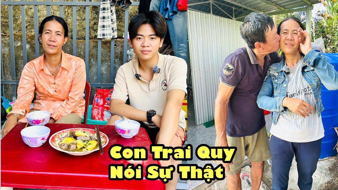 Bữa cơm đạm bạc hai mẹ con quy khi hỏi về mẹ muốn làm vợ chú giá con trai nói ra sự thật điều này ￼