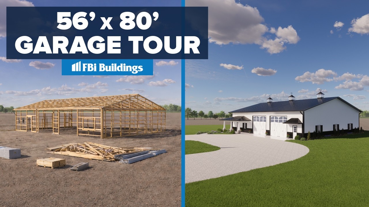 56' x 80' Pole Barn Tour: Garage Goals!