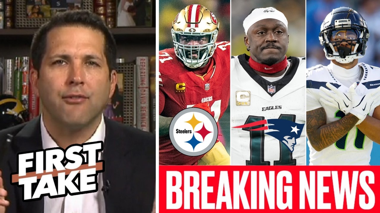 Schefter LATEST on NFL trade: Seahawks extend Smith-Njigba; Williams to Steelers? Brown to Patriots?