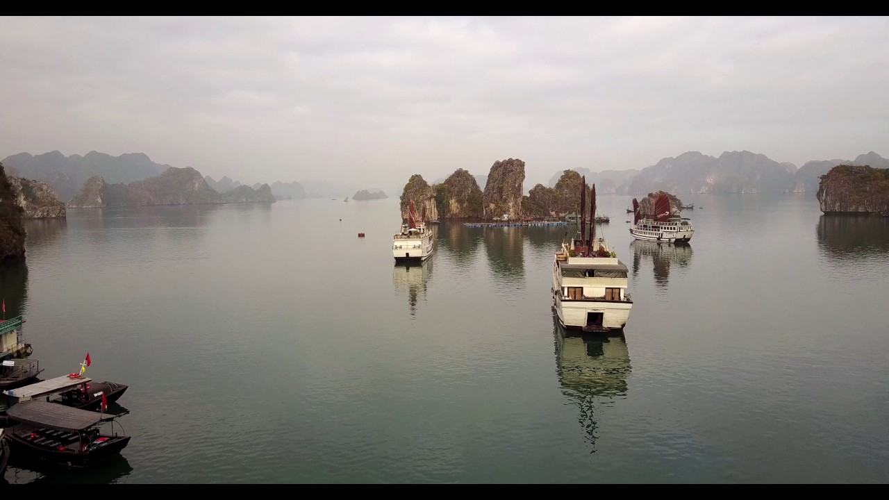 AMAZING Halong Bay Vietnam Aerial Drone Footage [4k] DJI MAVIC PRO