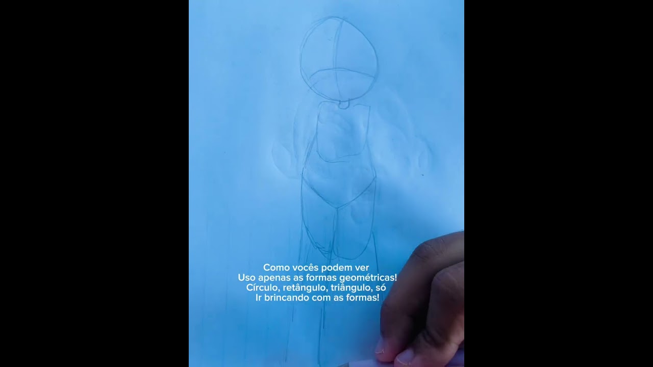 Como fazer corpo, cabelo e rosto no estilo cartoon