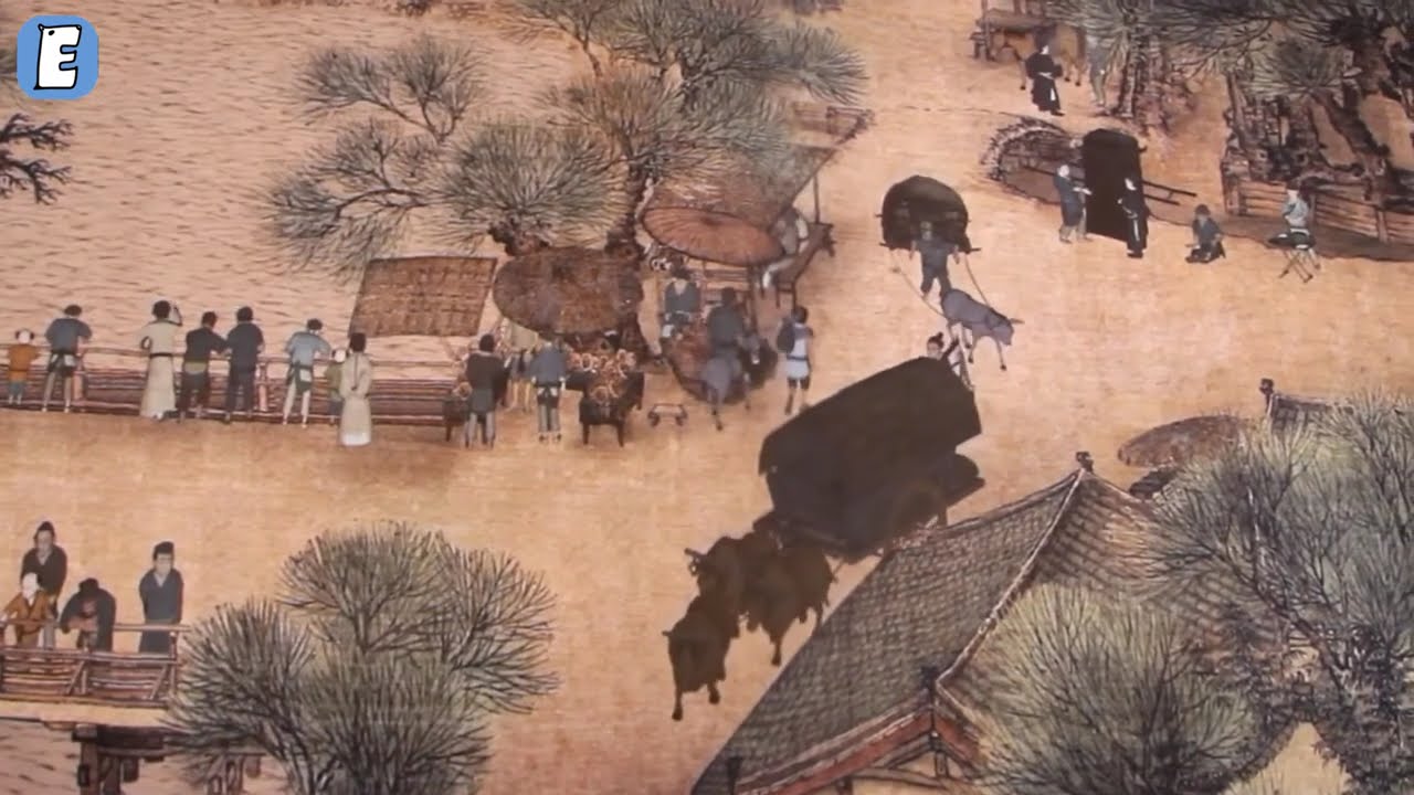 會動的清明上河圖 (2021重製1小時版)-Moving of the Riverside Scene at Chingming Festival (2021 FHD Remake -1 Hour)