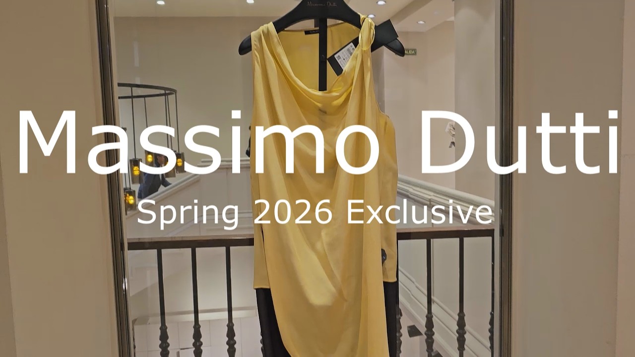 Новая коллекция Massimo Dutti весна 2026/ Massimo Dutti Nueva Collection Primavera