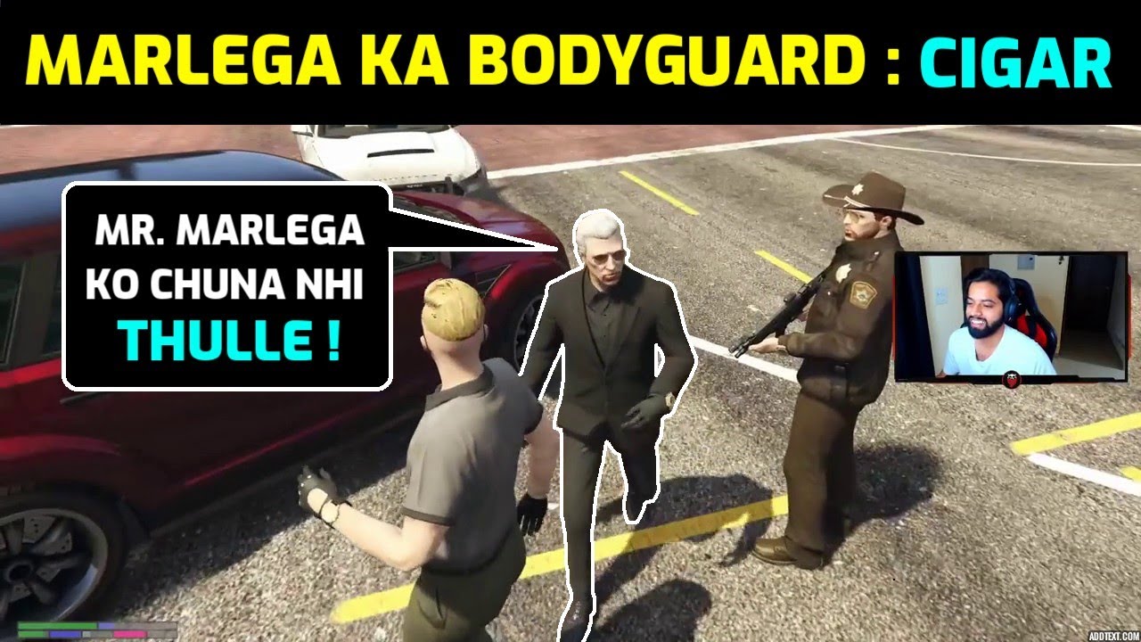 Marlega Ka Bodyguard : CIGAR | ft. Rakazone Gaming, Cigar YT | GTA 5 (Thumbnail via iPhone XR)